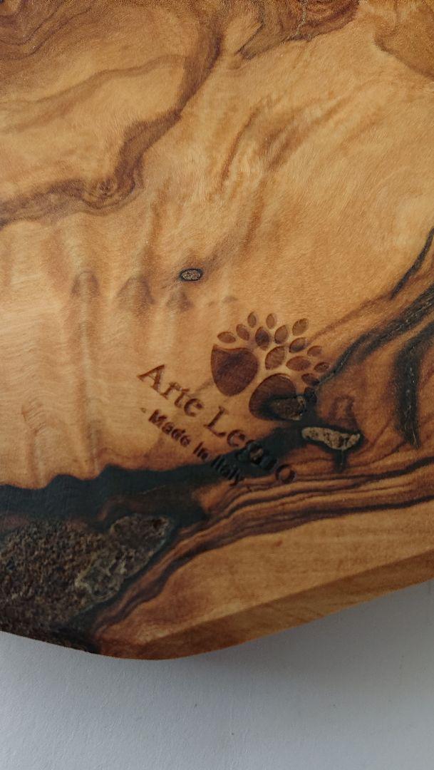 新品未使用【arte legno】アルテレニョオリーブカッティングボード【24】