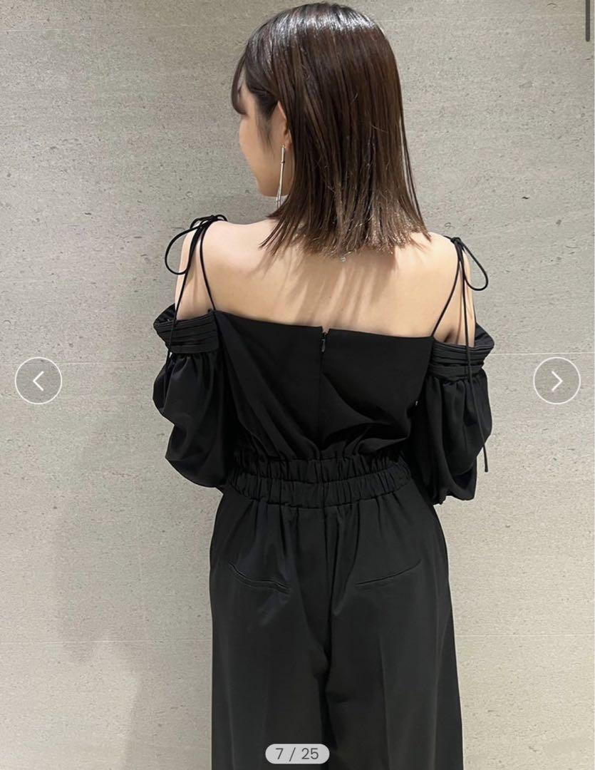 美品】SNIDEL 2Wayパフオールインワン 0サイズ