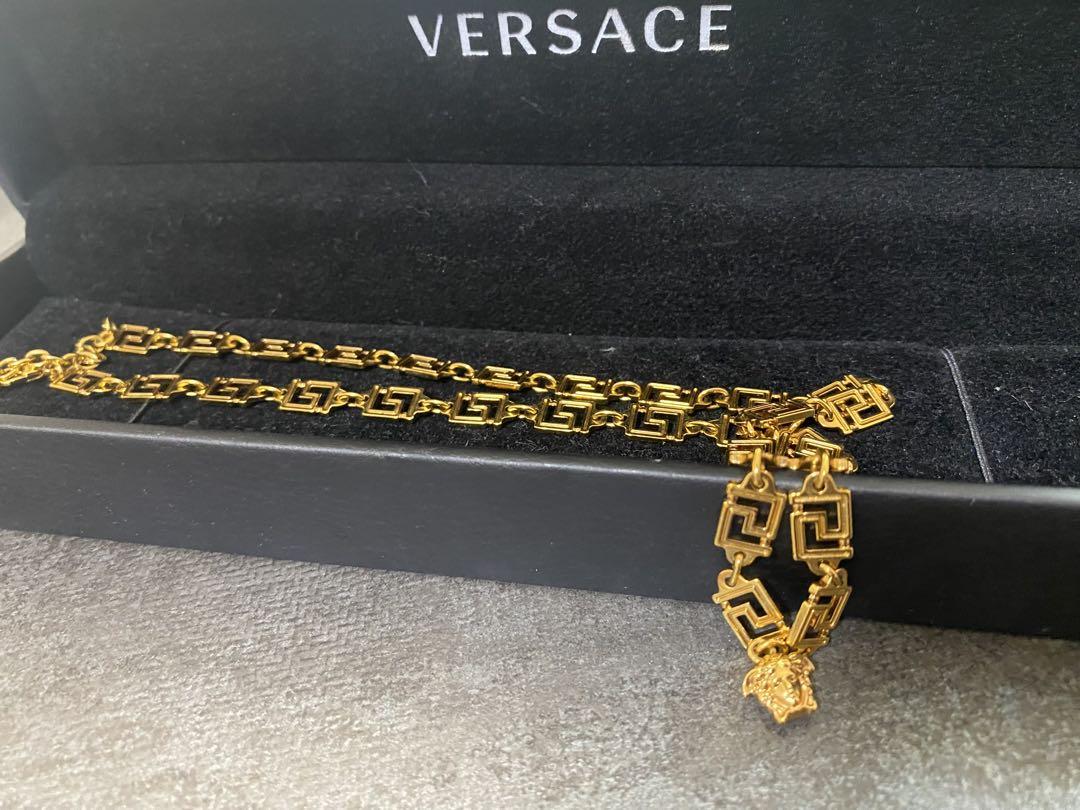 VERSACE ゴールド グレカネックレス