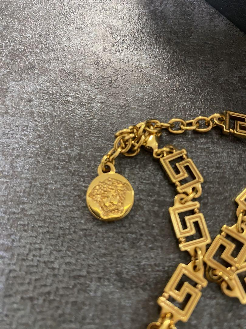 VERSACE ゴールド グレカネックレス