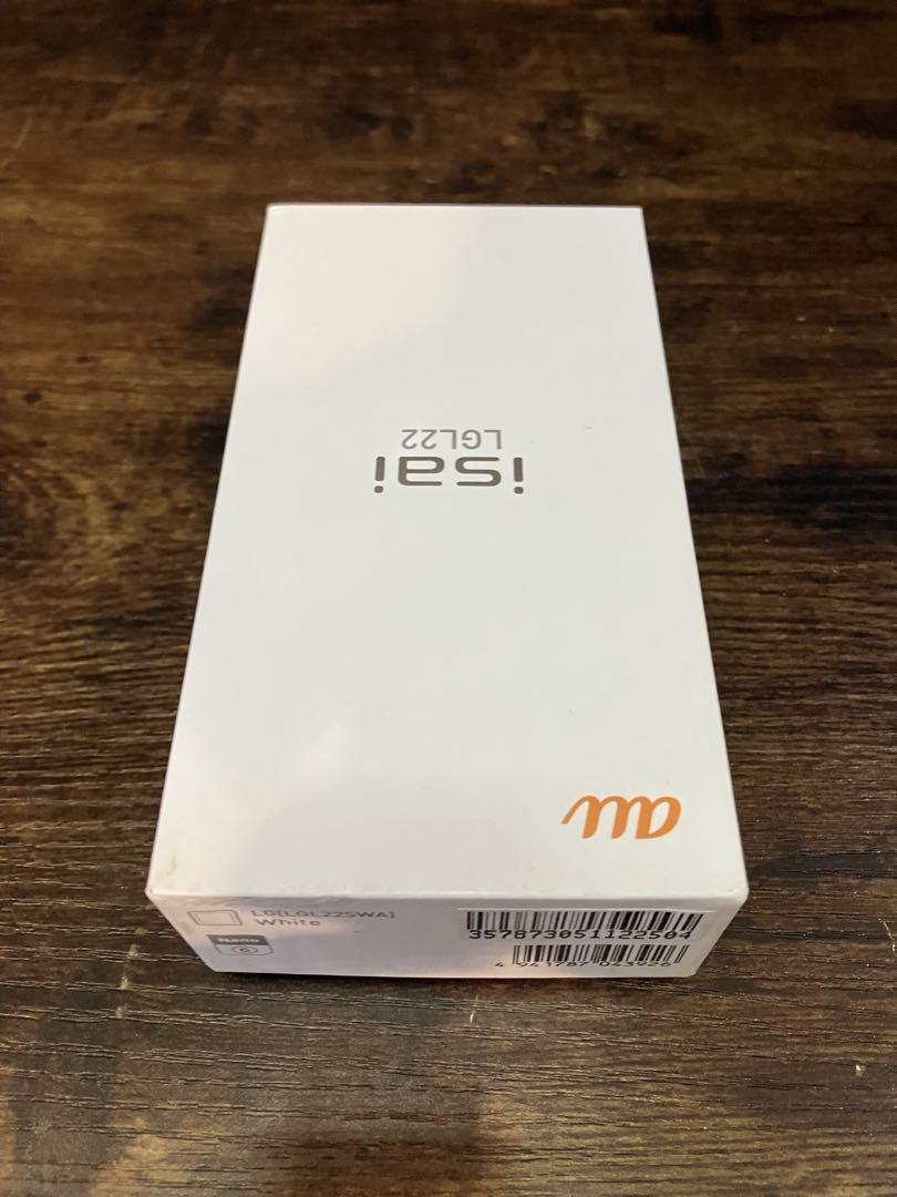 【未使用・白ロム】isai LGL22 ホワイト（LGL22SWA）