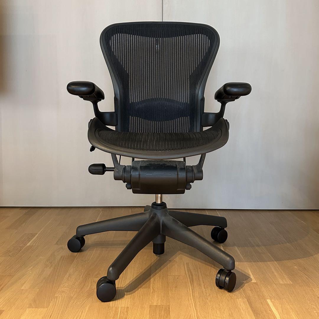 Herman Miller アーロンチェア Bタイプ 固定肘