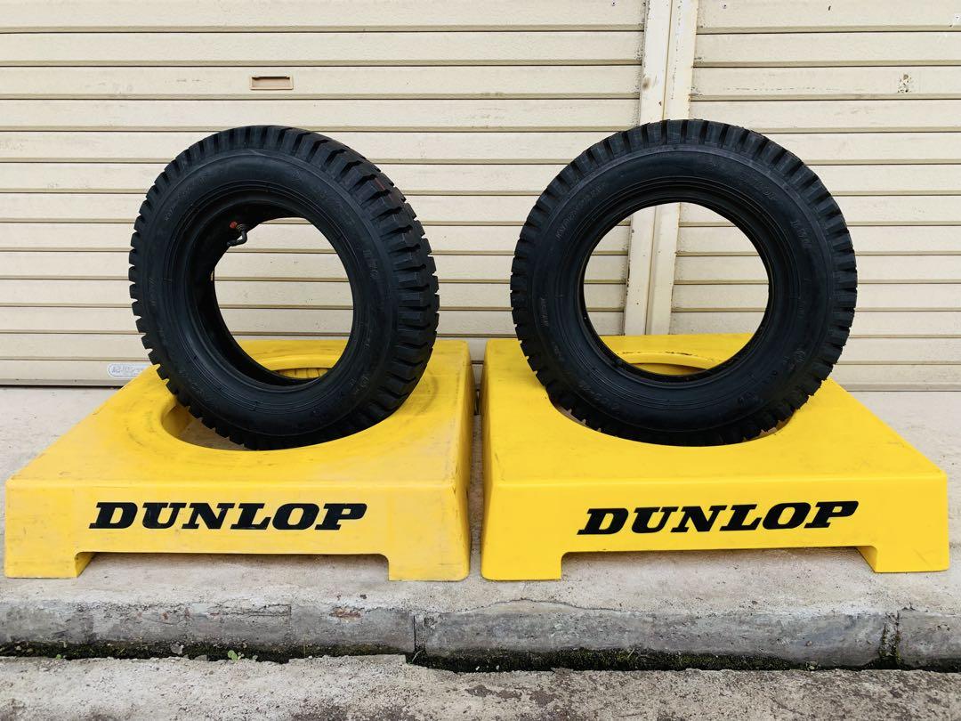 ダンロップ LUG 4.50-12 8PR 2本SET 未使用 フォークリフト