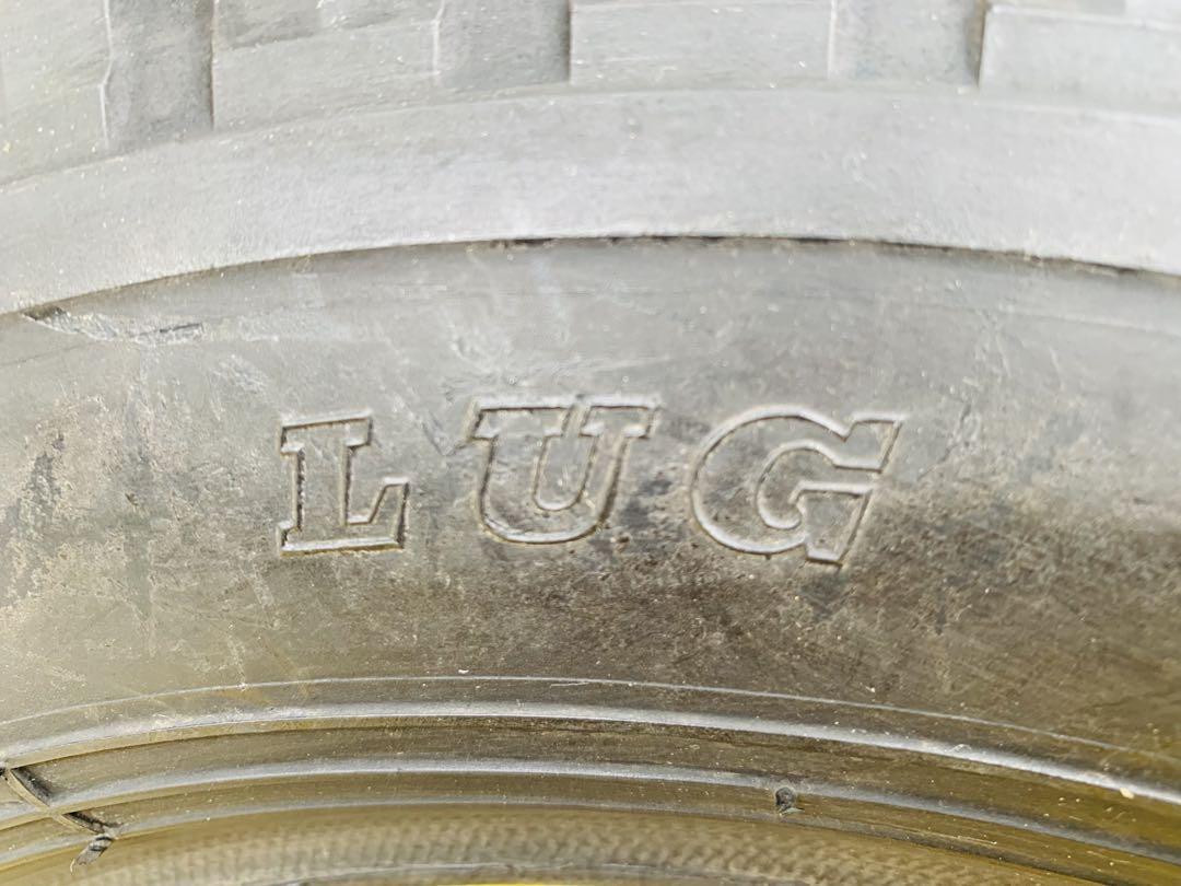 ダンロップ LUG 4.50-12 8PR 2本SET 未使用 フォークリフト