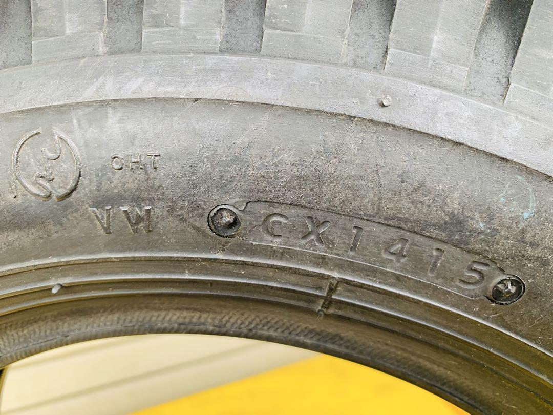 ダンロップ LUG 4.50-12 8PR 2本SET 未使用 フォークリフト
