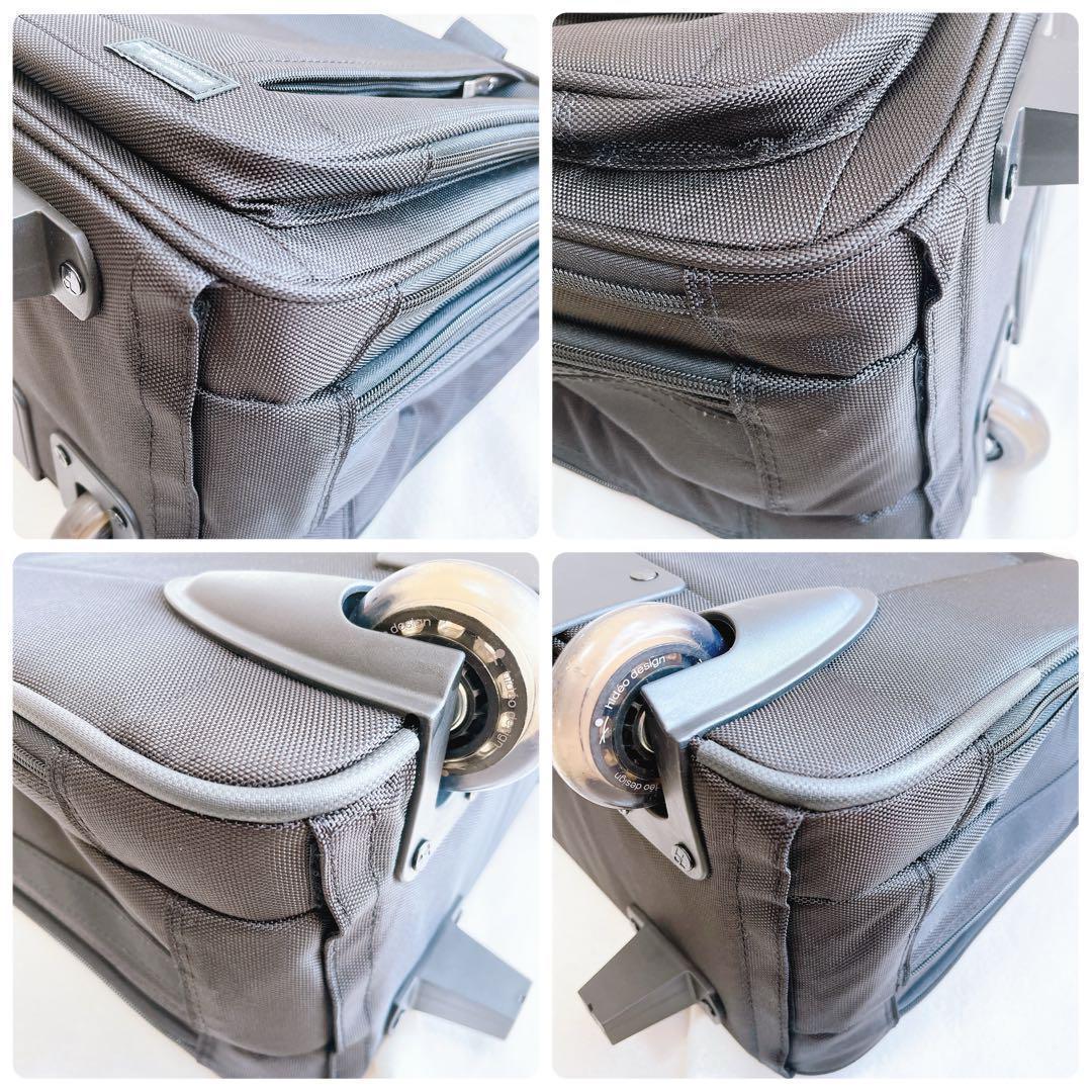 ヒデオワカマツ キャリーケース 機内 可 ビジネス 3way 鍵 ブリーフケース
