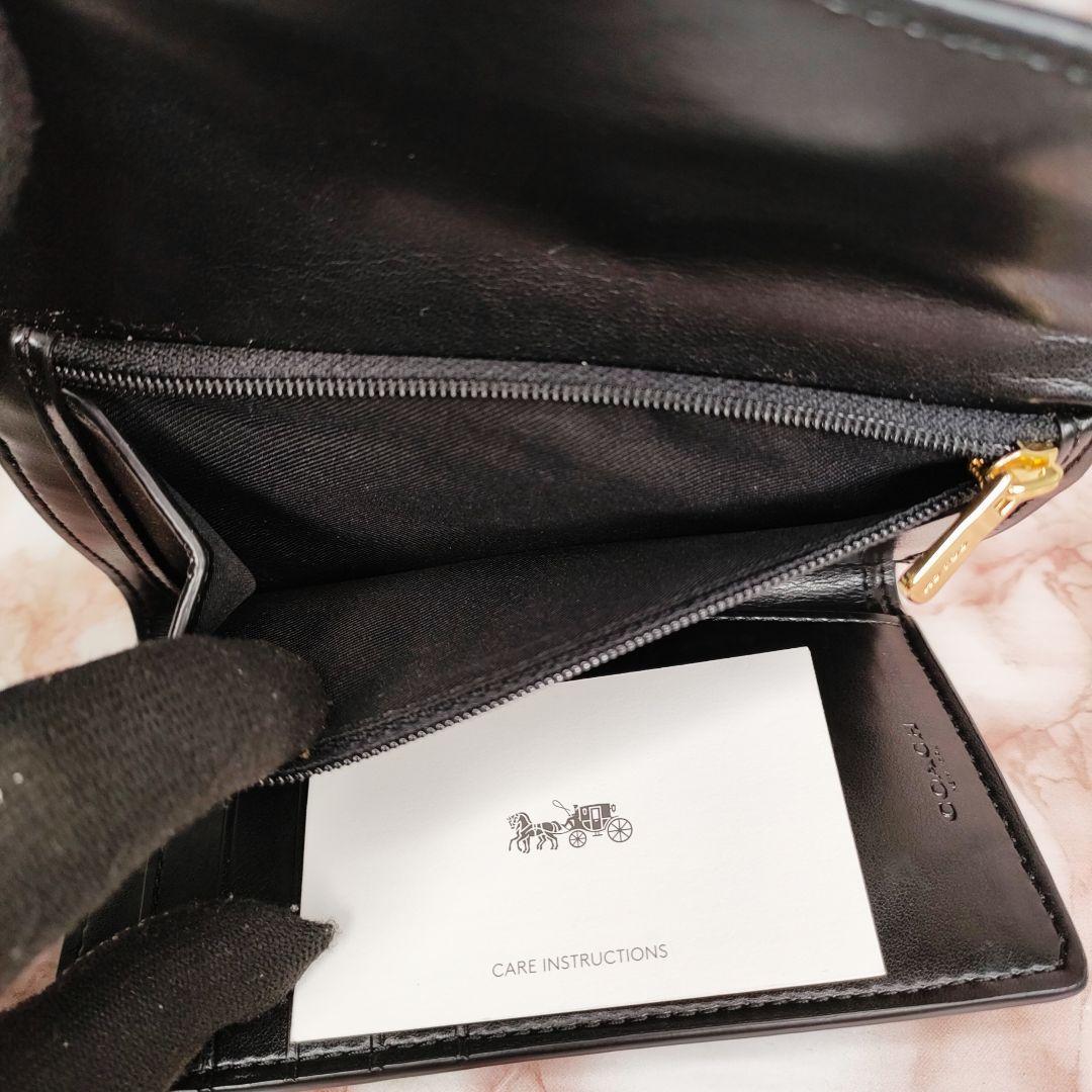 COACH コーチ レザー 2つ折り財布 極美品 E16 - メルカリ
