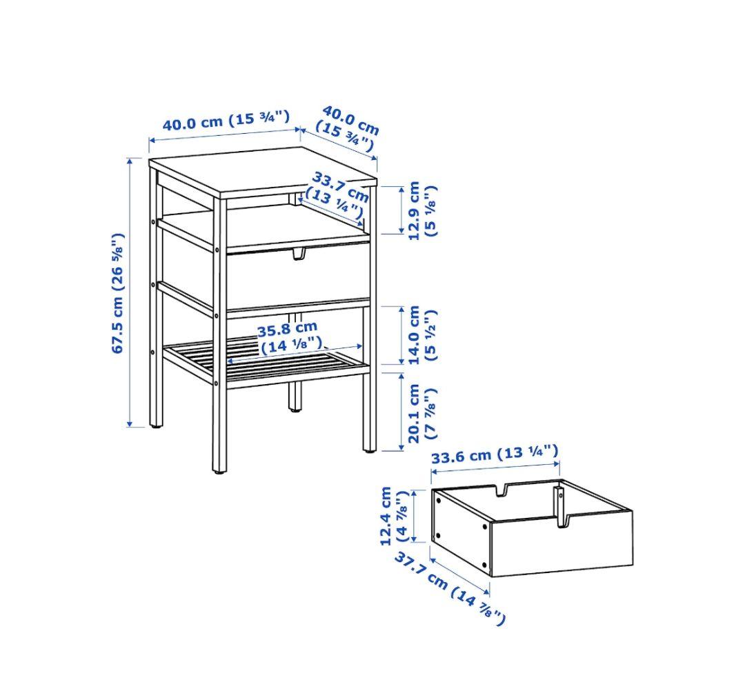 IKEA　サイドテーブル　NORDKISA ノールドシーサ