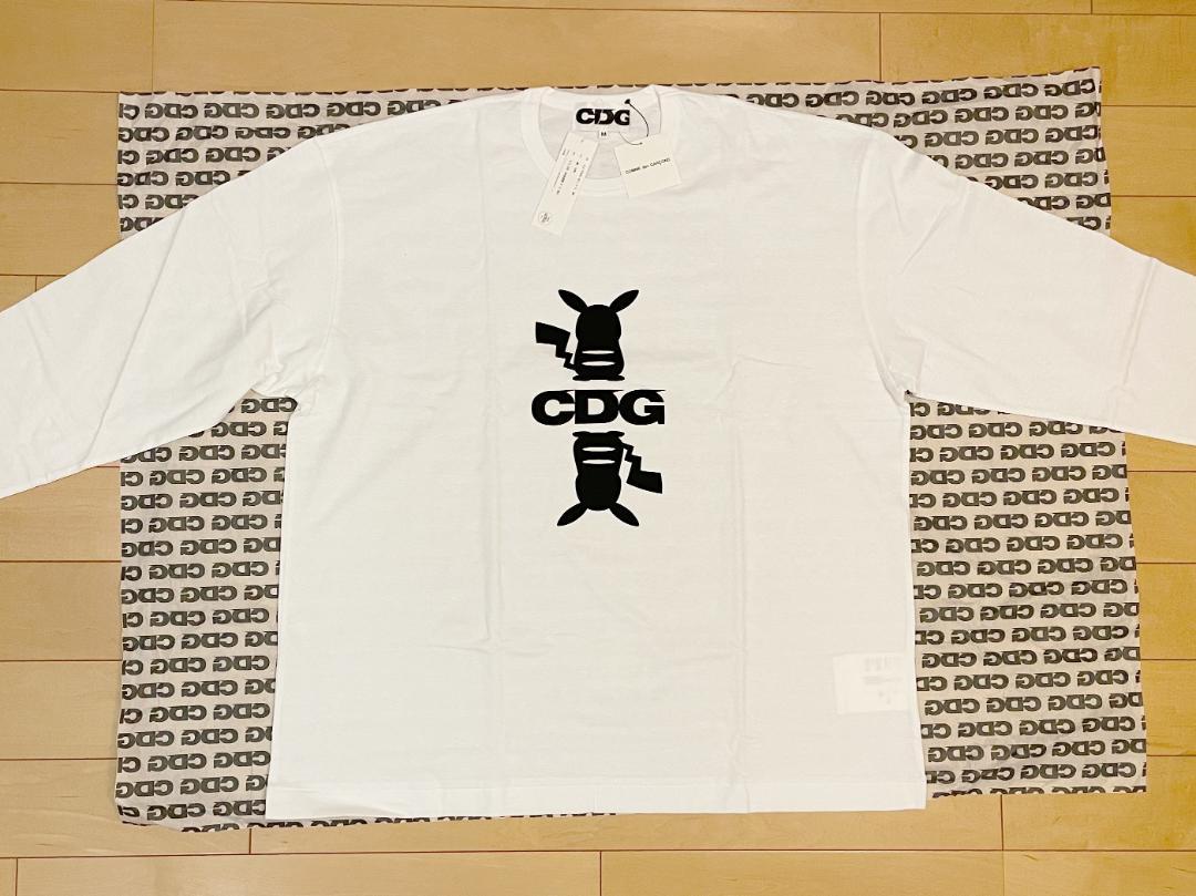 お試し価格!】 ポケモン CDG Pokemon 長そでTシャツ Mサイズ Tシャツ
