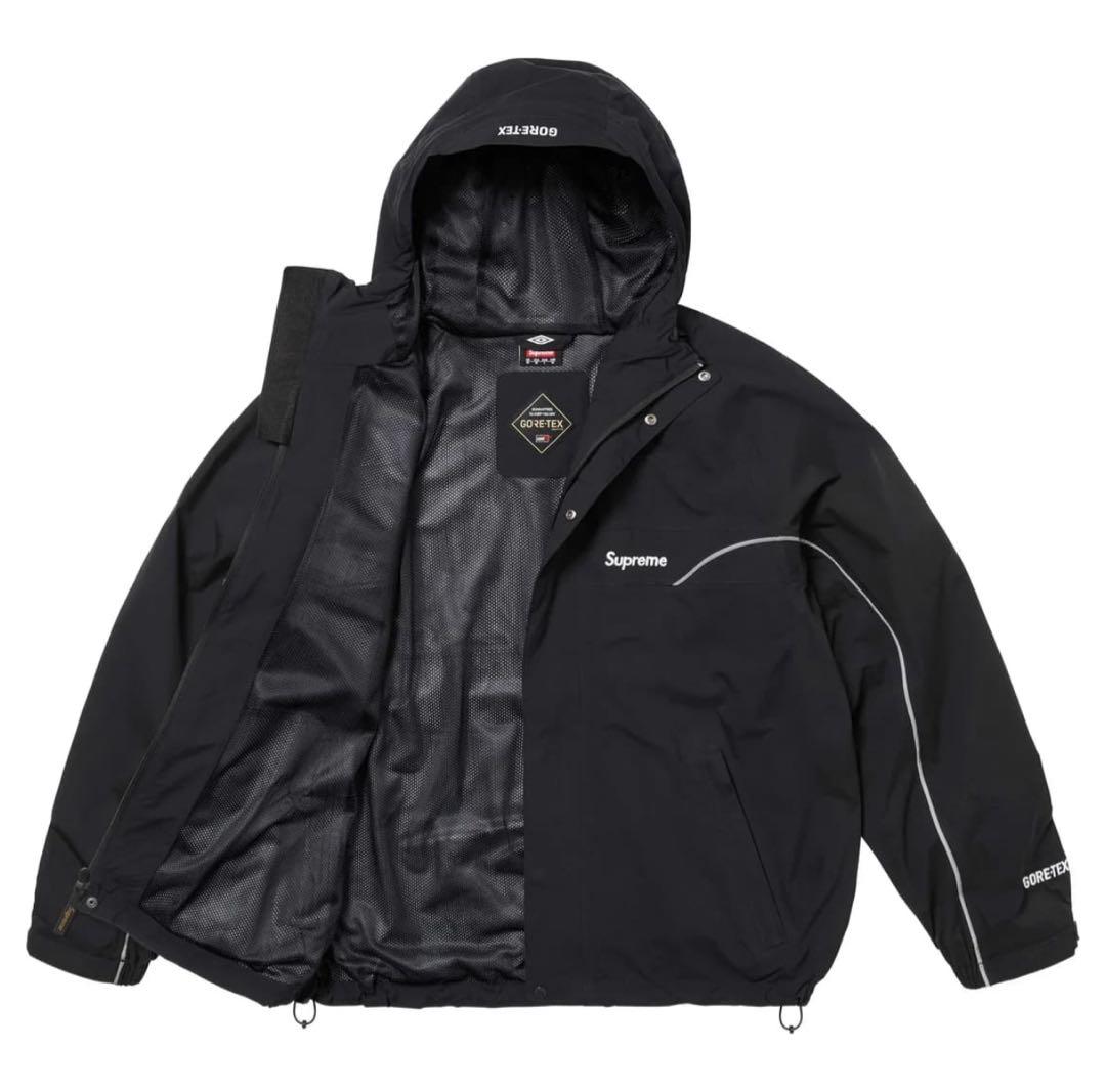 Supreme Umbro ジッパー付きジャケット 黒
