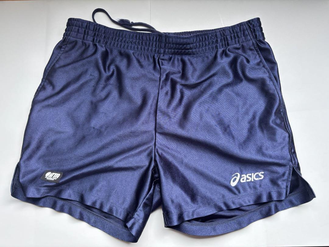 アシックス ショートパンツ 卓球 ASICS ネイビー ゲームパンツ