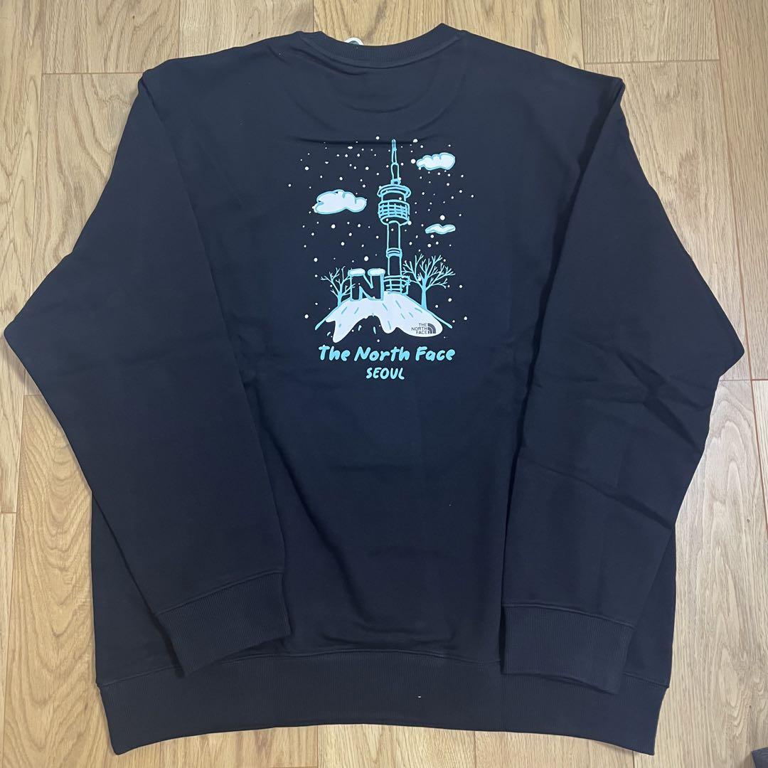 お気に入りの 新品ノースフェイストレーナー韓国限定 XL トップス