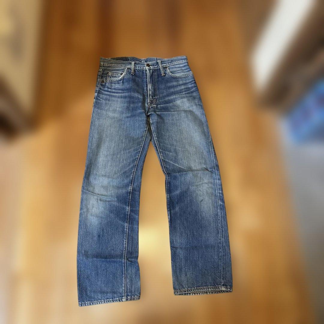 60〜70s BIG John 片耳セルビッチデニム 赤タブM・Big John