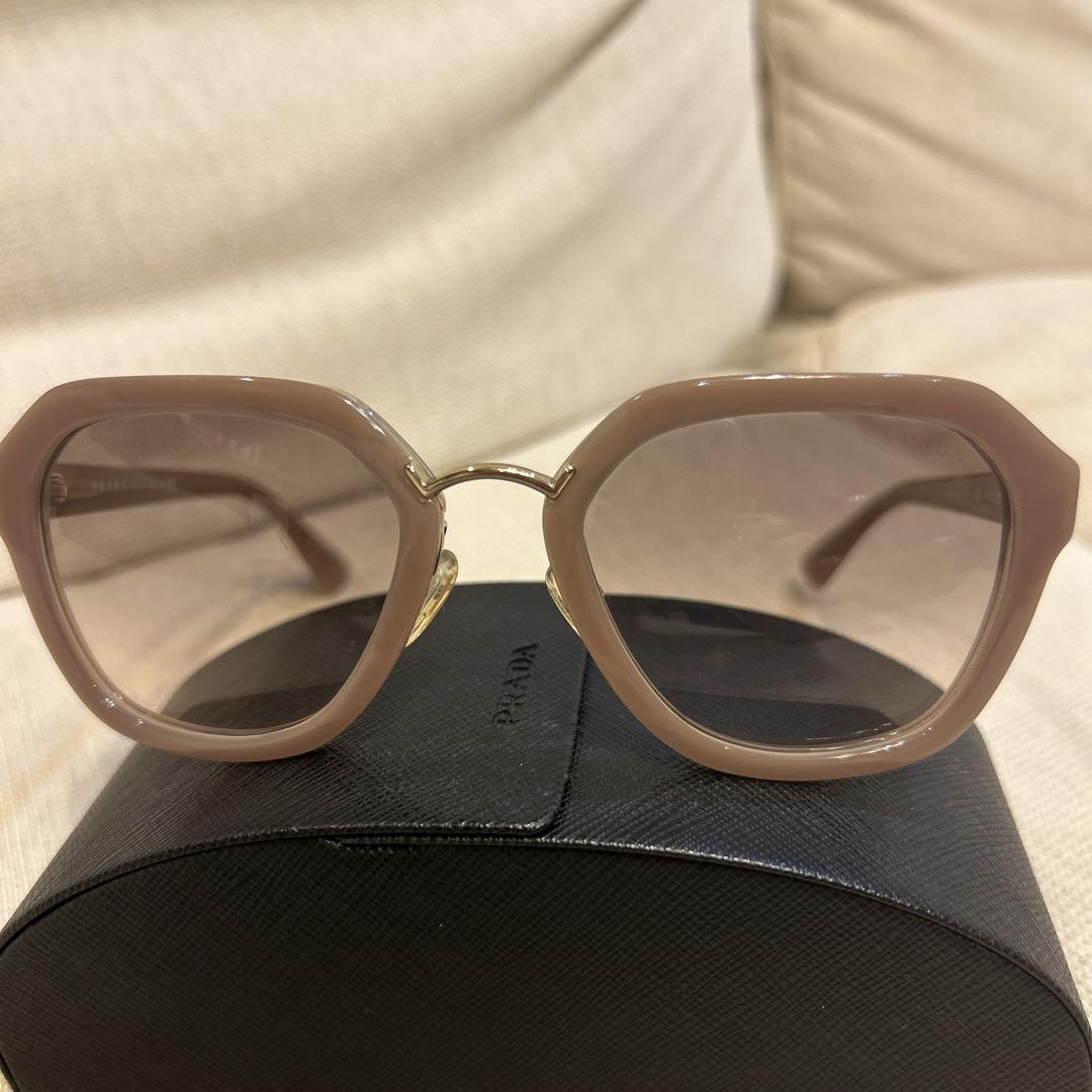 PRADA PR 10WS ピンク　ブラウン サングラス