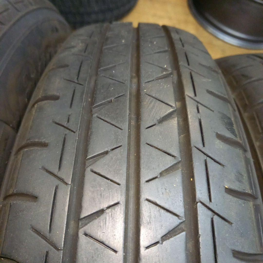 サクシードやプロボックス　ヨコハマ　夏タイヤ　155/80R14LT　ホイール付