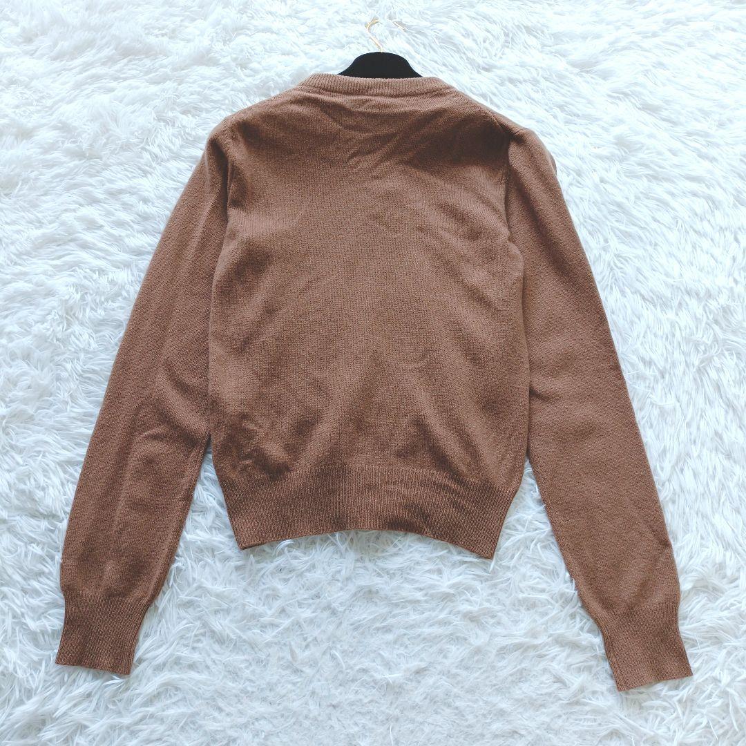 新品ドルチェアンドガッバーナDorce&Gabbanaカシミヤロゴカーディガン茶 DOLCE&GABBANA - ドルチェ&ガッバーナ カーディガン カシミア