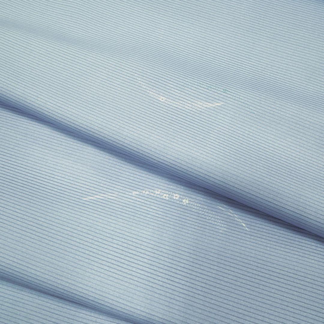 東レシルック 絽反物 洗える着物 紫 小紋