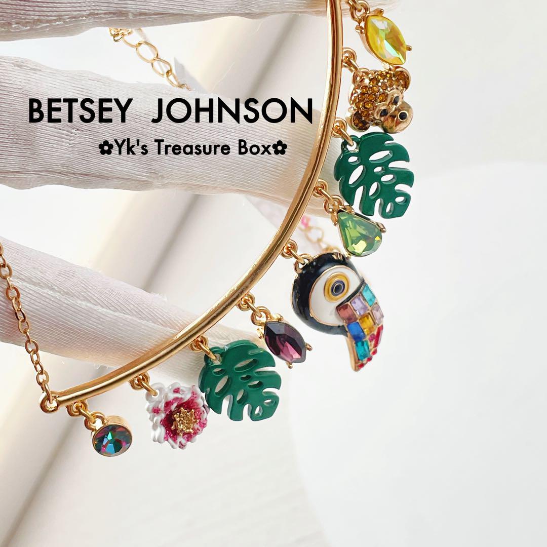 Z148/BETSEY JOHNSON/熱帯雨林 マルチチャーム ネックレス Z148/BETSEY JOHNSON/熱帯雨林 マルチチャーム ネックレス