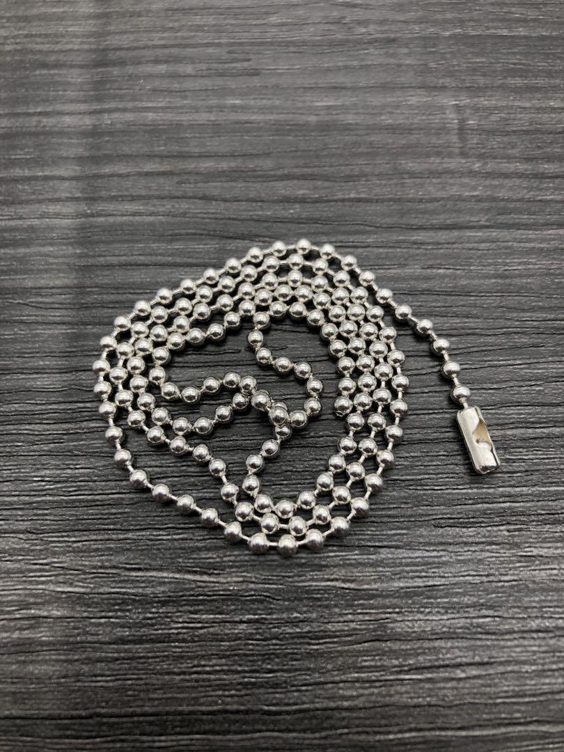 ボール チェーン ネックレス 925シルバー silver925 2.5 3 4