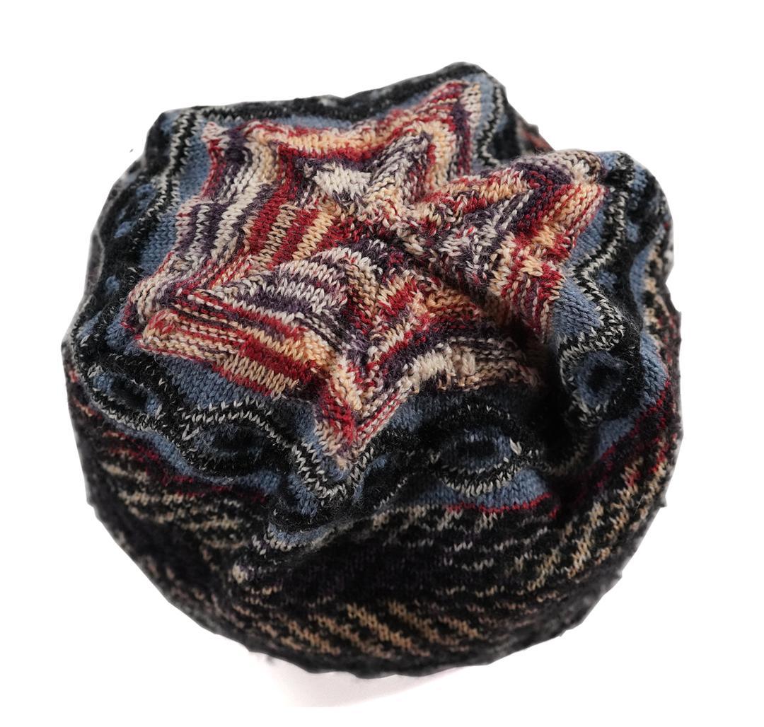 イタリア製 00s MISSONI ニット キャップ ビーニー ウール ナイロン イタリア製 00s MISSONI ニット キャップ ビーニー ウール ナイロン