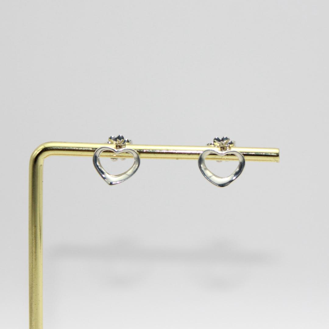 美品 Tiffany&Co. ティファニー オープンハート ピアス SV925