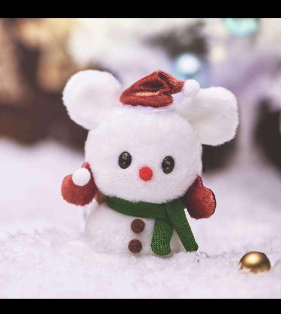ディズニーストア 雪だるま ミッキー うるぽちゃ クリスマス