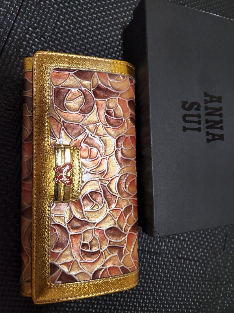 ANNA SUI 【未使用】★長財布★ローズ