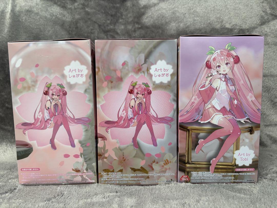 桜ミク　ぬーどるストッパーフィギュア　桜ミク2023　2体セット
