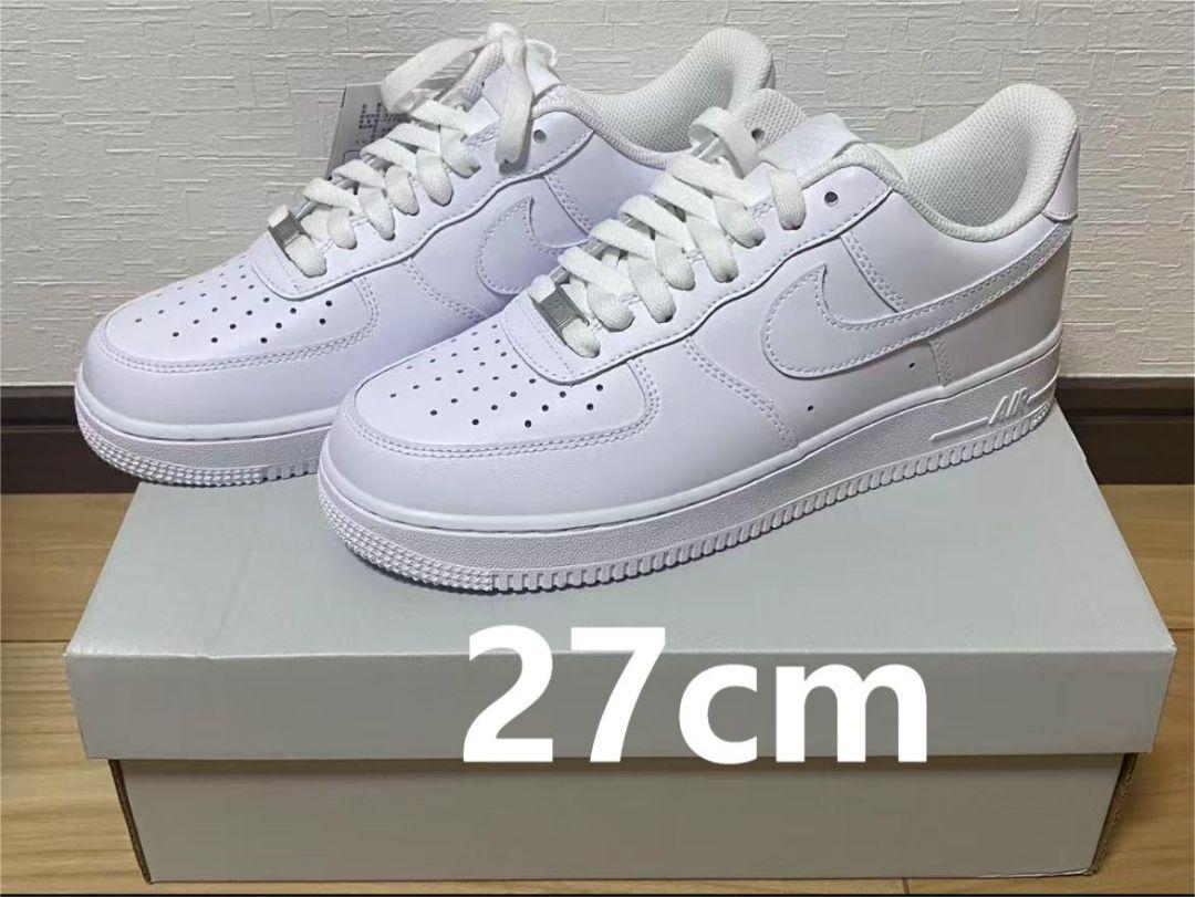 新品NIKE ナイキ エアフォース1 LOW '07 ホワイト 27cm