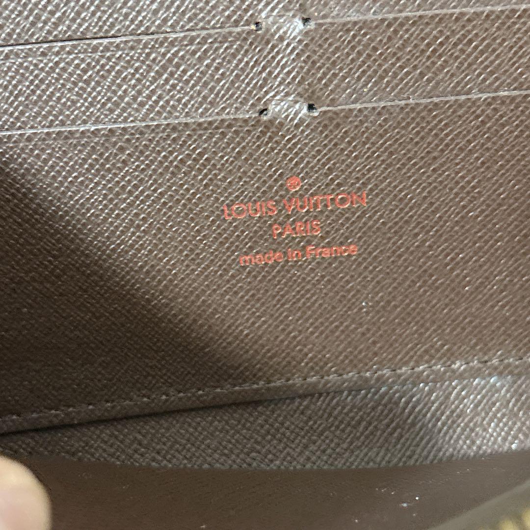 正規品 中古 LOUIS VUITTON ダミエ長財布