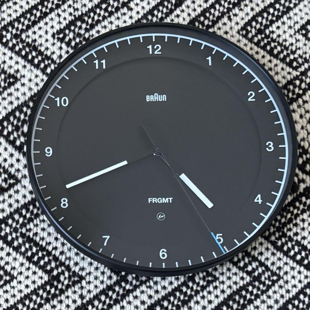 Fragment Braun コラボ　時計 壁掛け用 ブラック