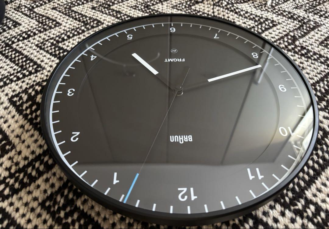 Fragment Braun コラボ　時計 壁掛け用 ブラック