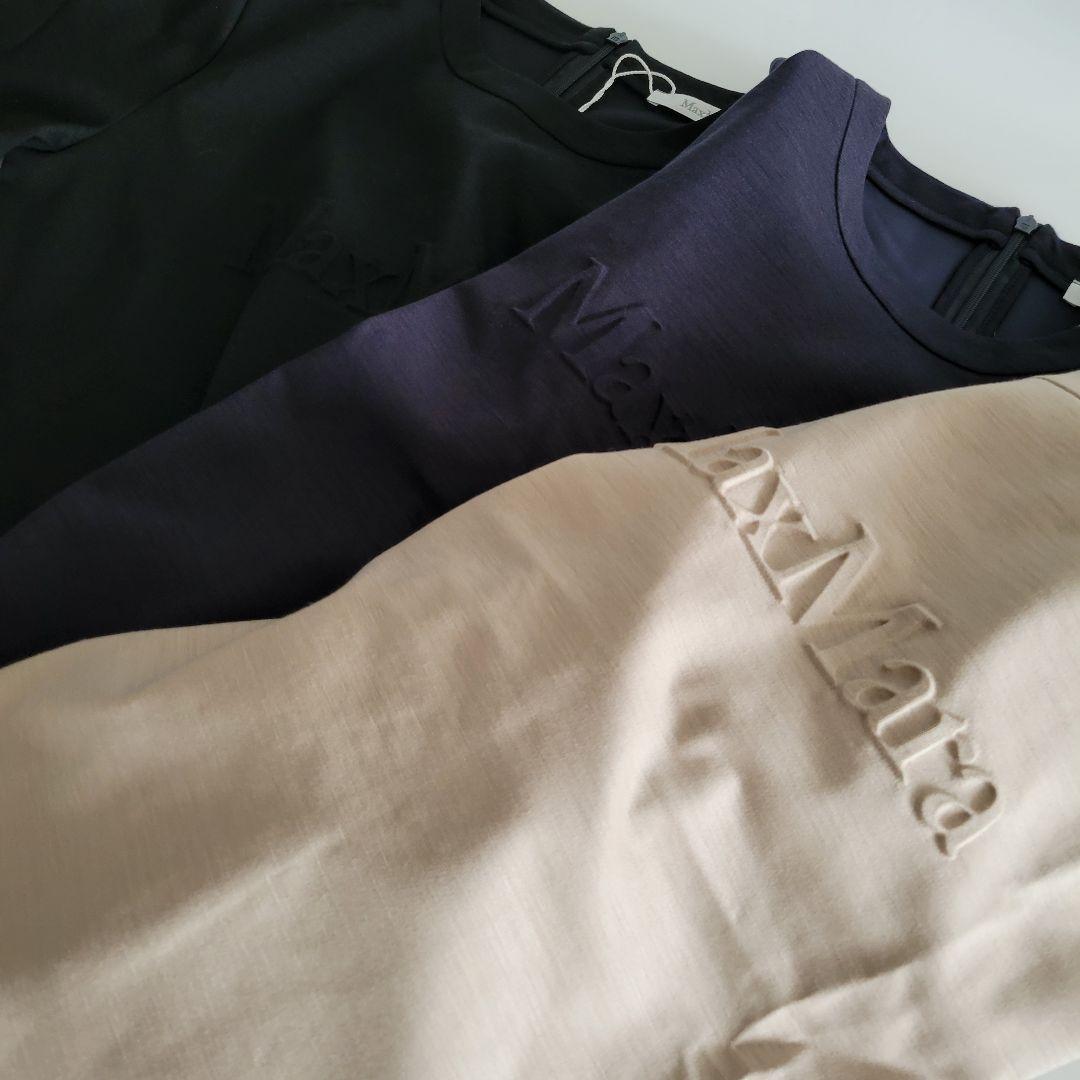 新品未使用】Max Mara PETER ウールジャージーT ベージュ M