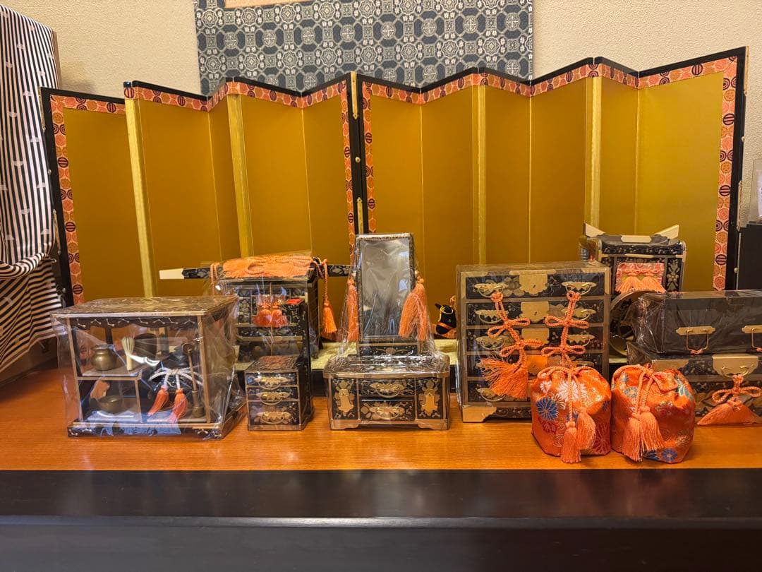 東玉 雛道具一式 1970年代頃