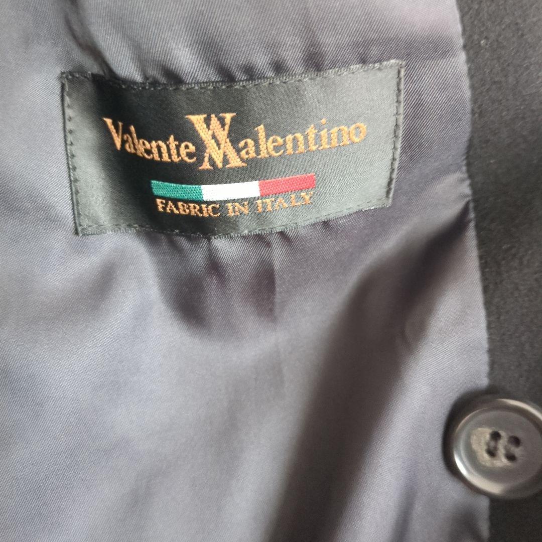 メンズカシミヤロングコート ブラック 美品 日本製 上品 valente