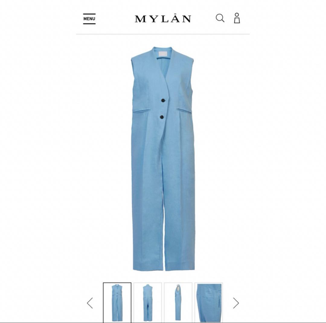 MYLAN マイラン 即完売ジャンプスーツ 新品未使用 ブルー