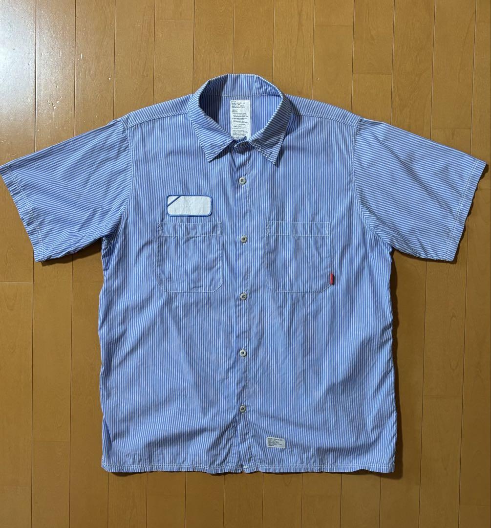 WTAPS ストライプ 半袖シャツ