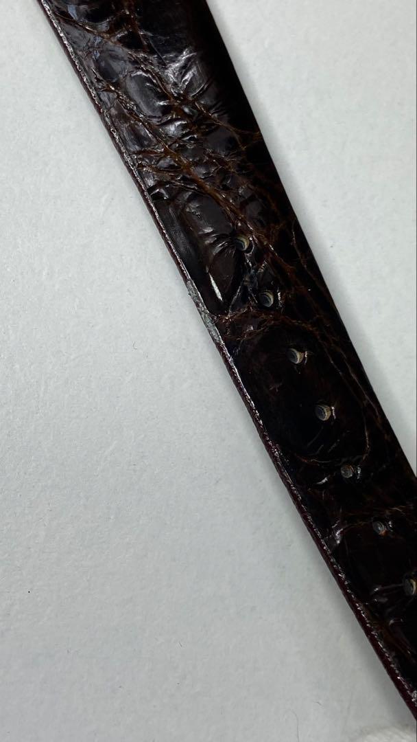 稼働 電池新品 GUCCI 5200M.1 メンズ クオーツ 腕時計 新品ベルト