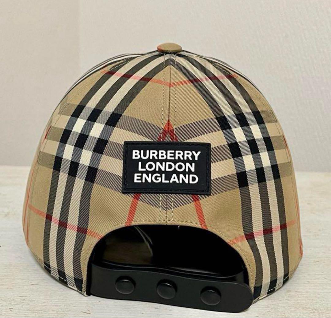 BURBERRY チェック柄 ベースボールキャップ