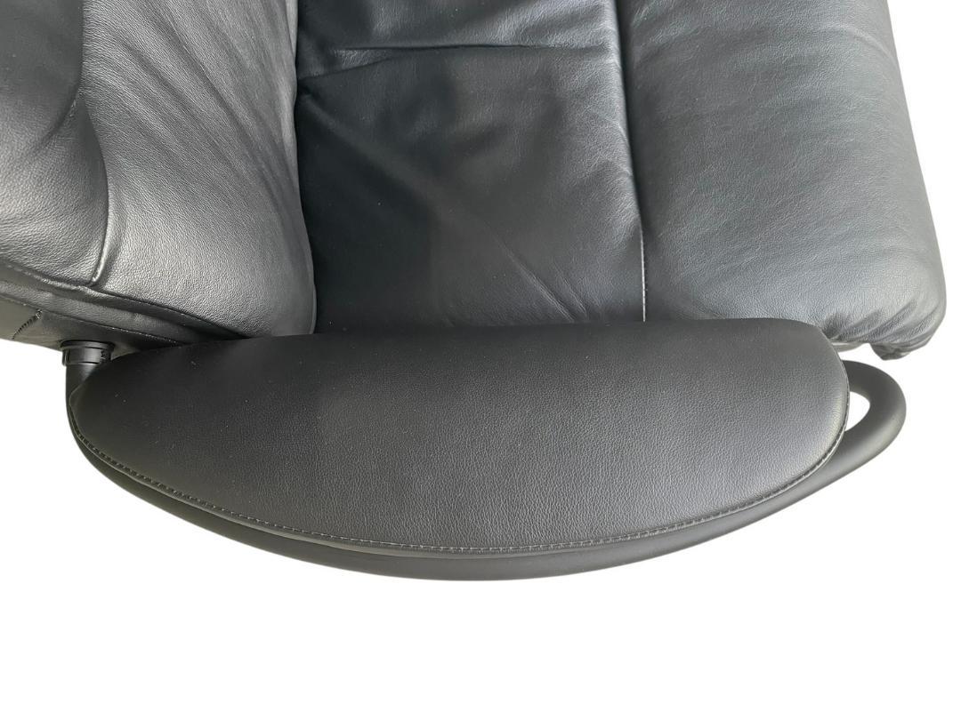 専用出品！【美品】EKORNES リクライニングチェア オットマン付き ブラック