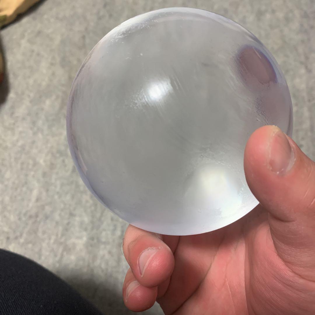 ジャグリング 水晶(クリスタルボール)薄めの青