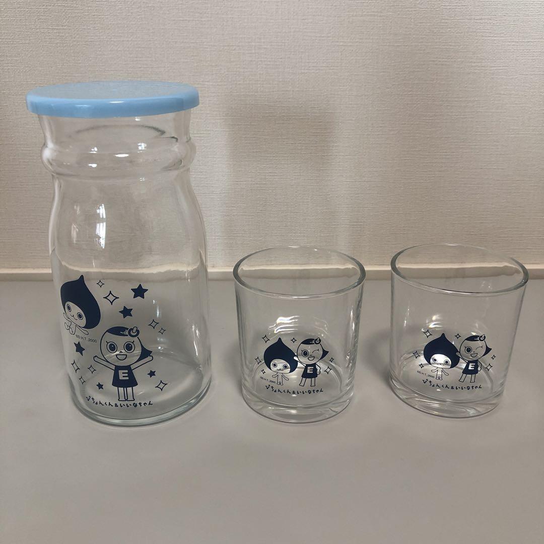 【新品未使用】ぴちょんくん&いいなちゃんクールポット&グラスセット