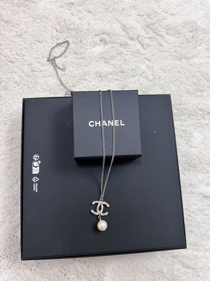 CHANEL CCロゴ パール ネックレス