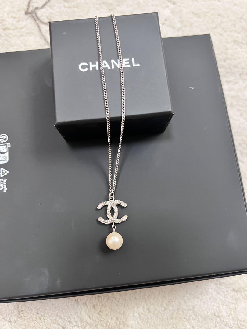 CHANEL CCロゴ パール ネックレス