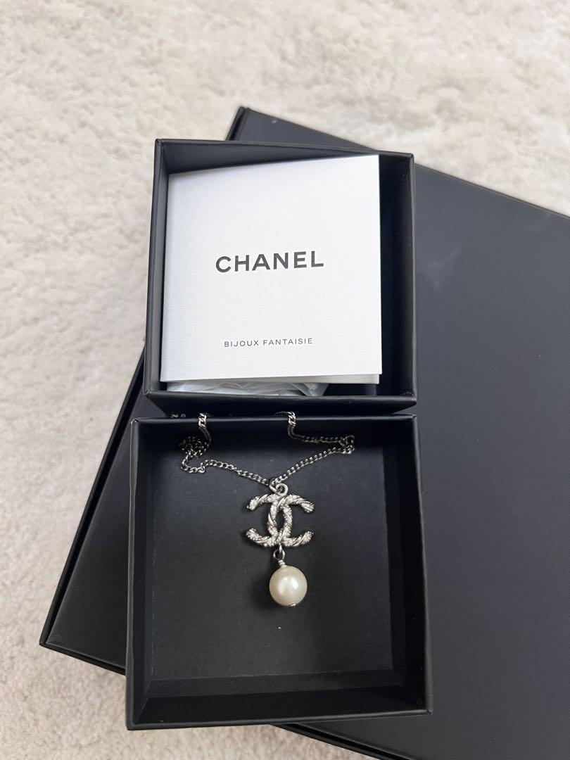 CHANEL CCロゴ パール ネックレス