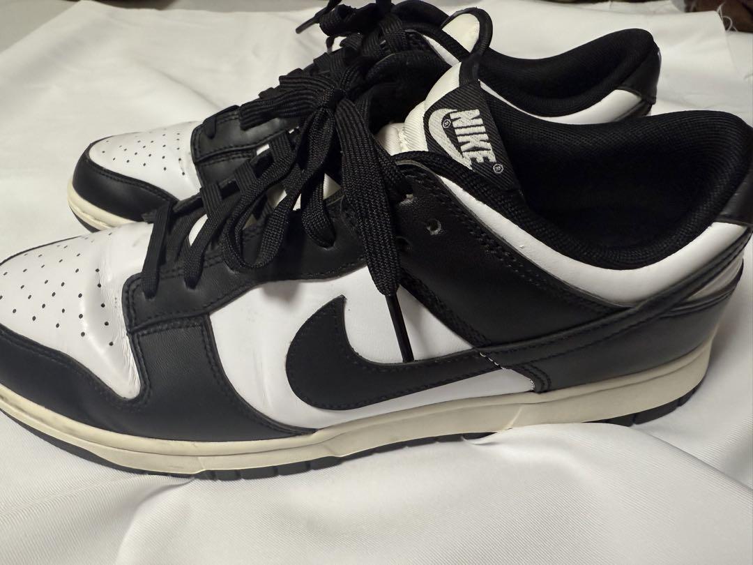 シューズ(男性用) NIKE DUNK LOW \"PANDA\"