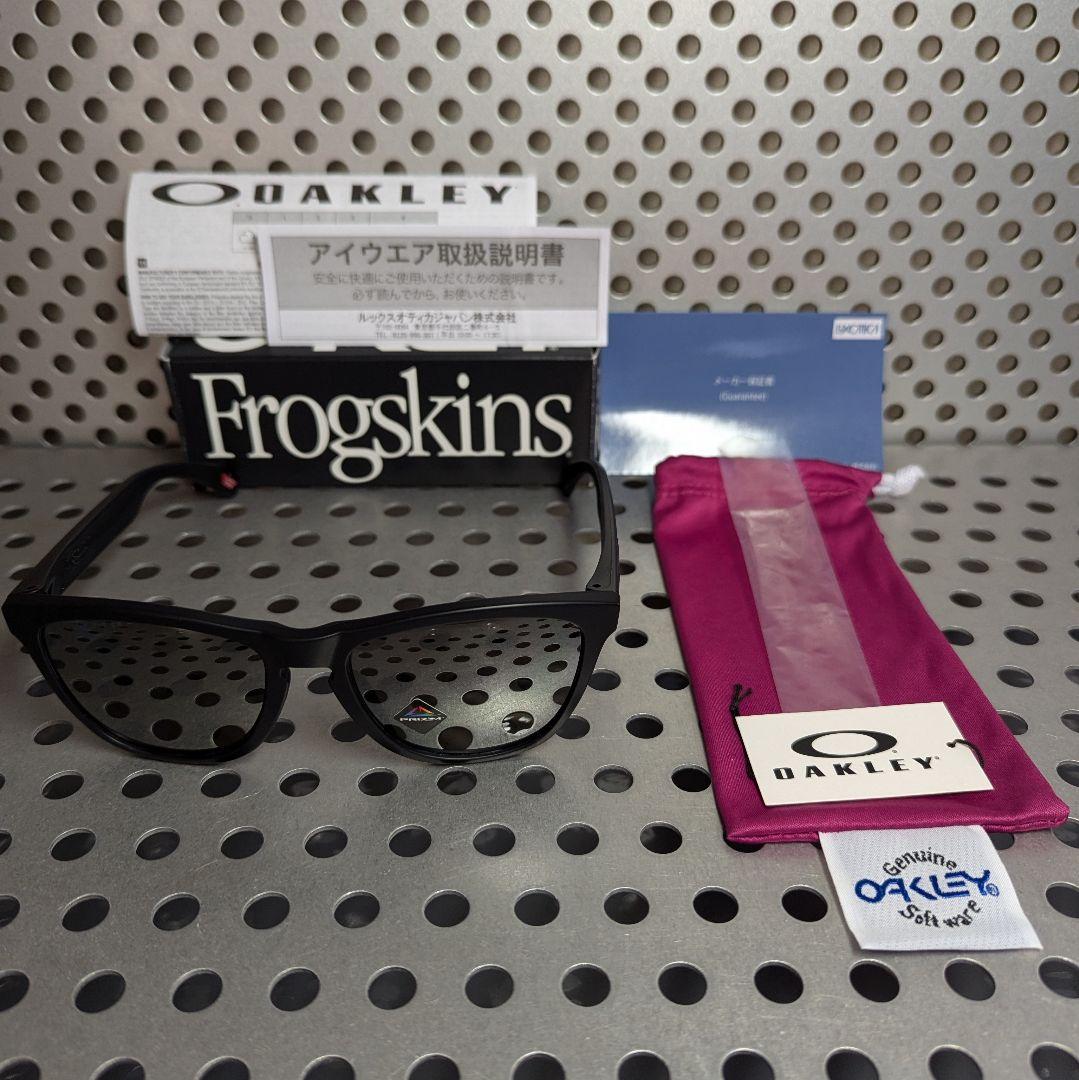 OAKLEY Frogskins(A) 純正 偏光レンズ 釣り ゴルフ ドライブ