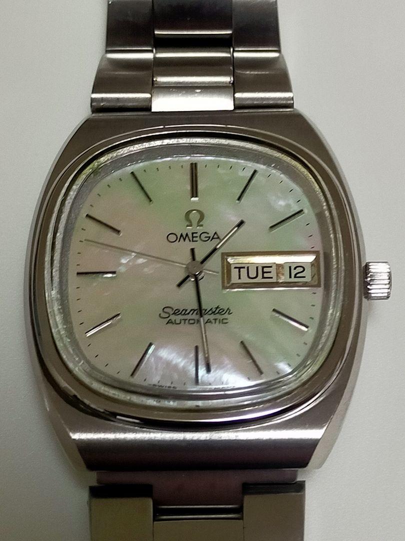 OMEGA　オメガシーマスター　シェルダイヤル　TVスクリーン　自動巻き