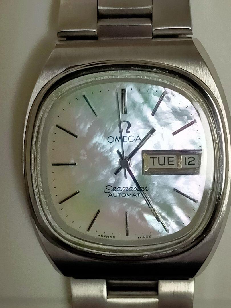 OMEGA　オメガシーマスター　シェルダイヤル　TVスクリーン　自動巻き