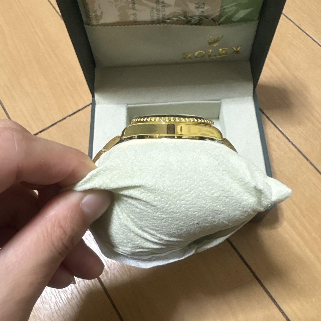 ROLEX 自動巻き 腕時計 ゴールド/ブラック